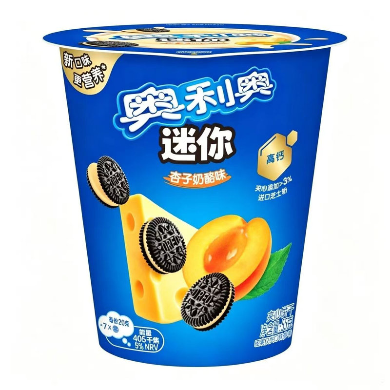奥利奥迷你夹心饼干杏子奶酪味