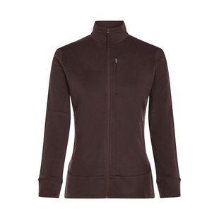 icebreaker可机洗美丽诺羊毛女260 Quantum保暖外套户外徒步运动