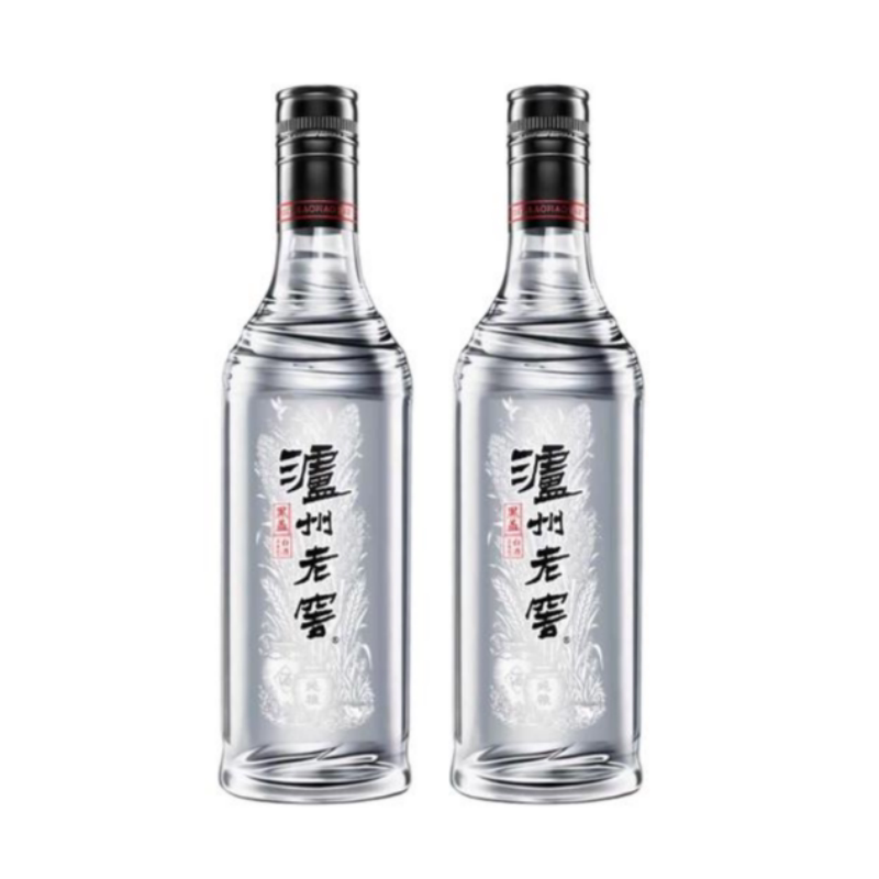 【u先】42度泸州老窖黑盖二曲500ml*2套装