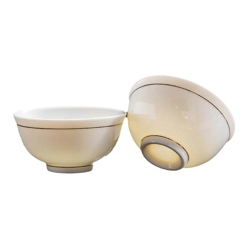 瓷恒堂羊脂玉餐具碗简约