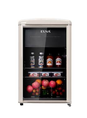 EUNA/优诺复古冰吧家用饮料柜