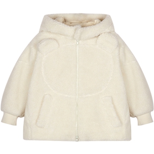 江南布衣童装短款仿皮草外套绒感可爱小熊冬男女童儿童jnbybyjnby