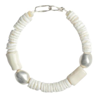 小众不撞款清冷贝壳足银情侣手链