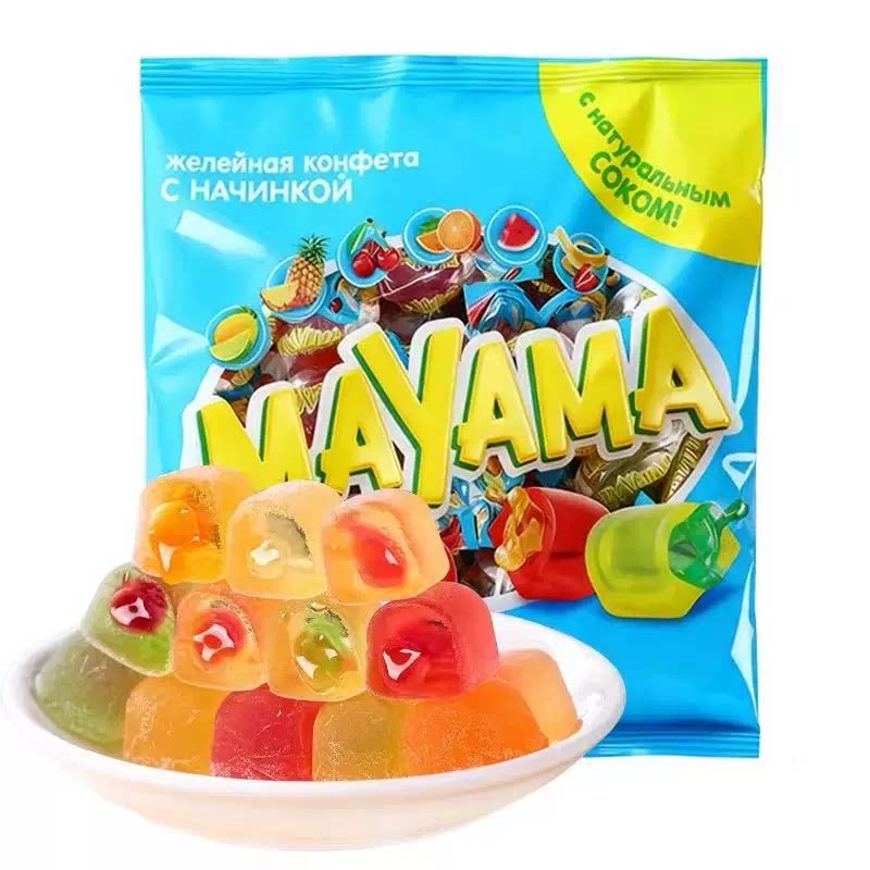 俄罗斯进口KDV什锦水果夹心软糖