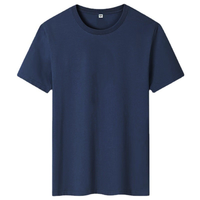 Summer new men's T-shirt short sleeved top男士纯色T恤上衣 ﻿