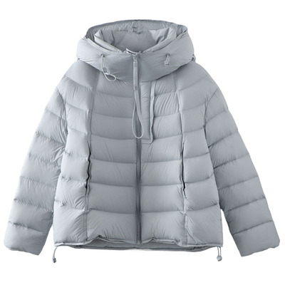 泡芙排骨羽绒服连帽面包服外套女