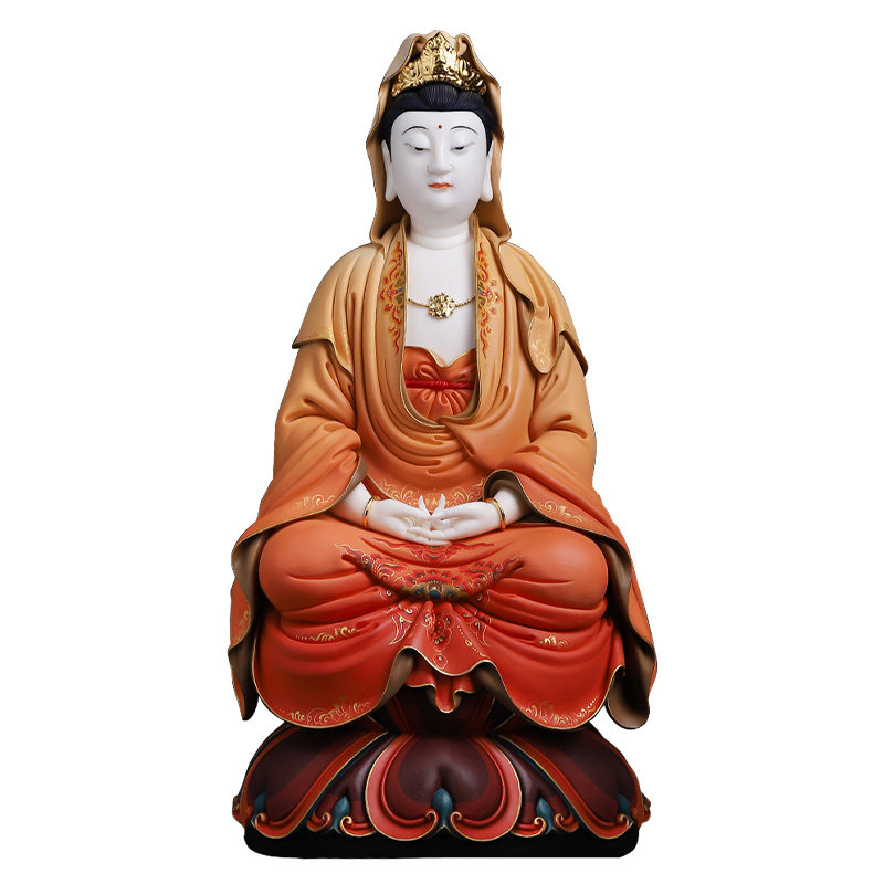 陶瓷观世音菩萨省级大师郑金土