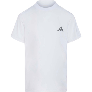 Adidas/阿迪达斯正品2026春季儿童圆领简约亲肤运动休闲T恤KG5982
