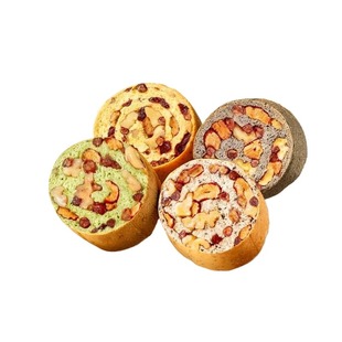 车轮坚果面包全麦大列巴无糖精早餐粗粮欧包吐司代餐整箱健康抹茶