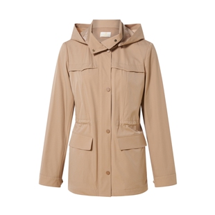 ELSEWHERE珂思【商场同款】松弛连帽休闲风衣外套女秋季新款