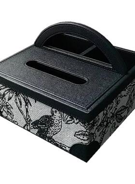 态生活中古风多功能皮质纸巾盒