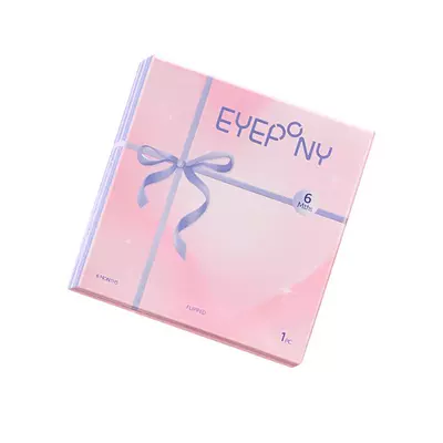 EYEPONY美瞳怦怦半年抛流淌月光琉璃黄昏玫瑰消融小酒窝隐形2片