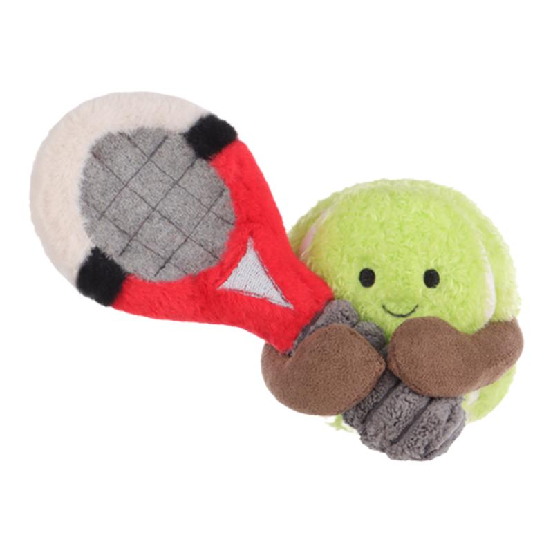 瑞可羊快乐网球毛绒玩具可爱儿童男女生日礼物宝宝男女孩玩偶公仔