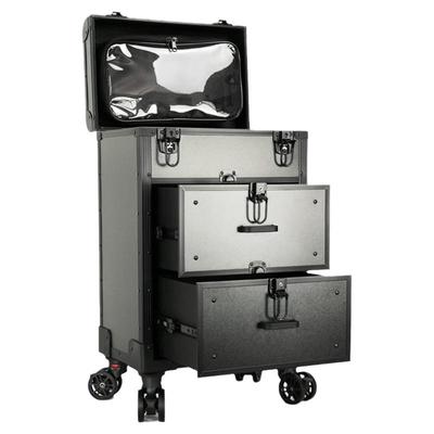 大号容量拉杆专业多层美睫化妆箱