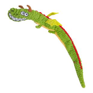 Qmonster响纸恶龙玩具宠物狗狗发声拔河互动毛绒金毛边牧中大型犬