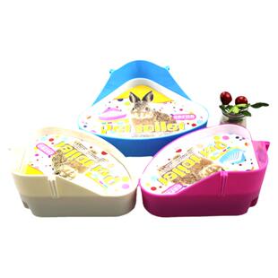 兔子厕所专用荷兰猪龙猫花枝鼠大号尿盆豚鼠宠物侏儒垂耳便盆用品