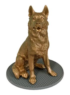 黑狗摆件树脂仿真铜狗吉祥装饰品