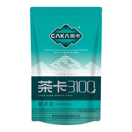 【劲爆优惠】茶卡3100藏青盐未加碘食用盐家用款食用盐厨房细盐