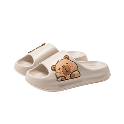 2025新款卡皮巴拉情侣凉拖鞋夏季