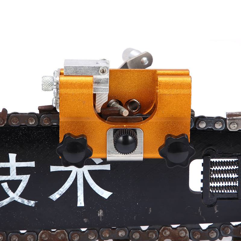 新品 手摇磨链器 便携式家用磨链工具 链条夹磨刃磨链器