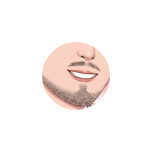 【大麦掌握微针植发专利】胡须个性种植 |八字口子胡专业美学设计