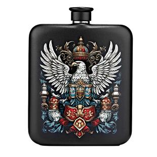 俄罗斯304不锈钢小酒壶随身加厚2二3两1斤装白酒便携式户外烈酒瓶