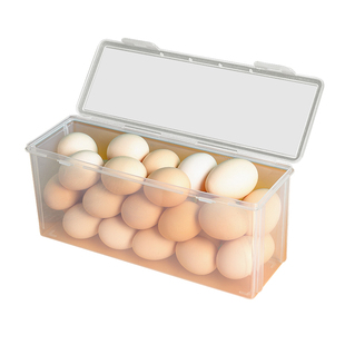 鸡蛋收纳盒冰箱用侧门放鸡蛋盒透明塑料保鲜盒挂面面条蛋架鸡蛋格