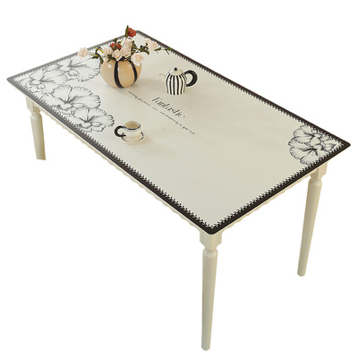 小香风餐桌垫防水防油防烫免洗桌布pvc皮革隔热长方形茶几桌面垫