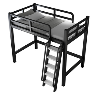 百年鸿远小户型楼阁床高架床铁床上床下桌员工宿舍学生公寓组合床