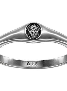 925银盟契迷你印章戒指