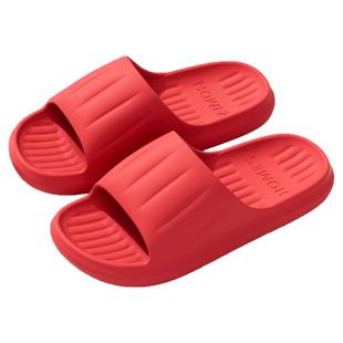 老年人防滑拖鞋女2025夏季新款室内家居浴室洗澡防臭红色凉拖鞋男