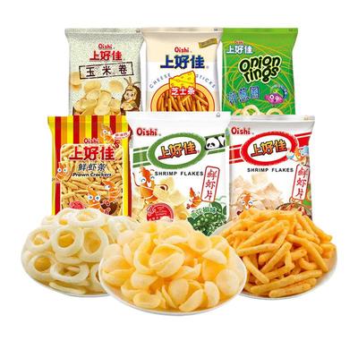 上好佳大包装鲜虾片芝士条