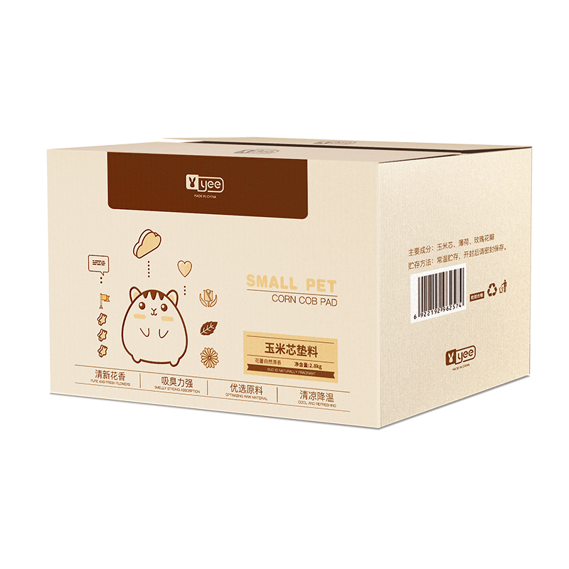 仓鼠玉米芯垫料夏季除臭无尘金丝熊刨花尿砂花枝鼠鹦鹉用品木屑