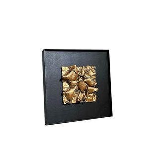 一匚 现代轻奢装饰画书籍金属蜥蜴苔藓绿植样板间书房床头柜摆件