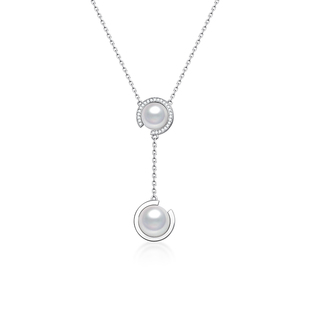 LynnHaven麟玟 SKY平行宇宙 18K金Akoya真多麻海水珍珠颈链项链