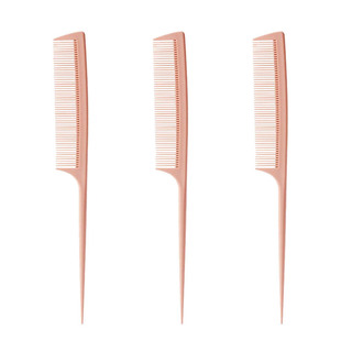 梳子尖尾梳女士女孩儿童宝宝家用不伤发细齿密齿折叠神器宽齿美发