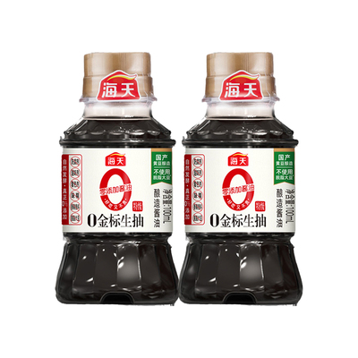 海天0金标生抽特级酿造酱油