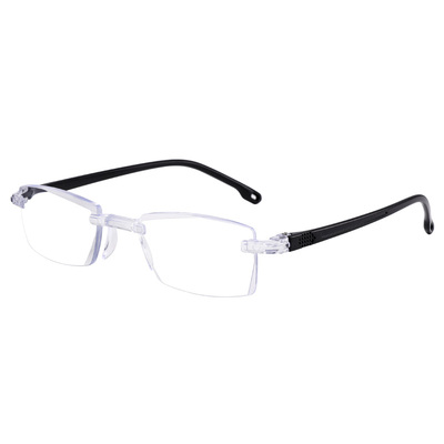 日本进口树脂切边一体设计老花镜