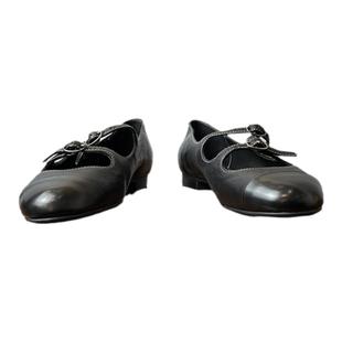 水洗马皮~牛皮里 小香风芭蕾舞单鞋女平底复古一字扣带玛丽珍鞋