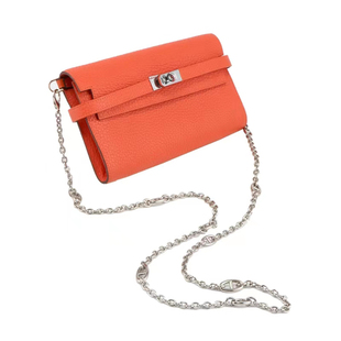 Kelly钱包改造猪鼻子链条皮内胆woc斜挎包凯莉钱夹可拆卸肩带配件