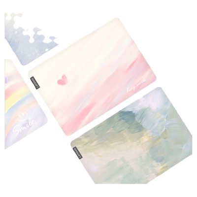 ins风免裁剪不留胶电脑贴纸