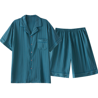 古梵泽男款冰丝凉爽睡衣家居服