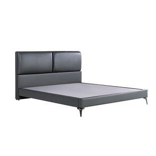 金可儿实木床架家用卧室双人床真皮现代简约主卧高端大气繁星系列