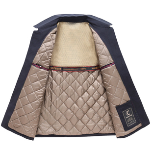 过年爸爸外套加厚棉衣60多岁70老人爷爷棉衣服男中老年人夹克棉袄