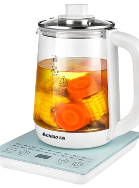 志高加厚玻璃花茶煮粥甜品养生壶