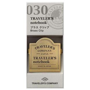 日本TRC Traveler's黄铜夹子票据夹TN配件旅行者笔记TRC装订收纳夹长尾夹手帐本册金属夹复古装饰文具票夹