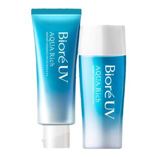 日本Biore碧柔水活防晒水润凝蜜隔离防晒乳防水汗高倍防晒霜SPF50