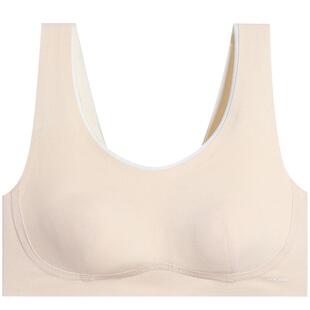爱慕海藻睡眠内衣女夏圆领背心式抗菌防螨净痕光面无钢圈文胸