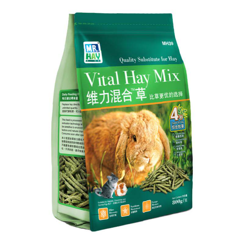 草先生混合草条苜蓿小麦果树提摩西草棒磨牙排毛兔子龙猫豚鼠饲料