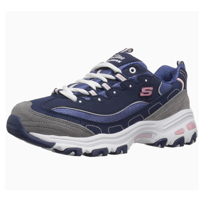 斯凯奇女厚底熊猫运动休闲鞋